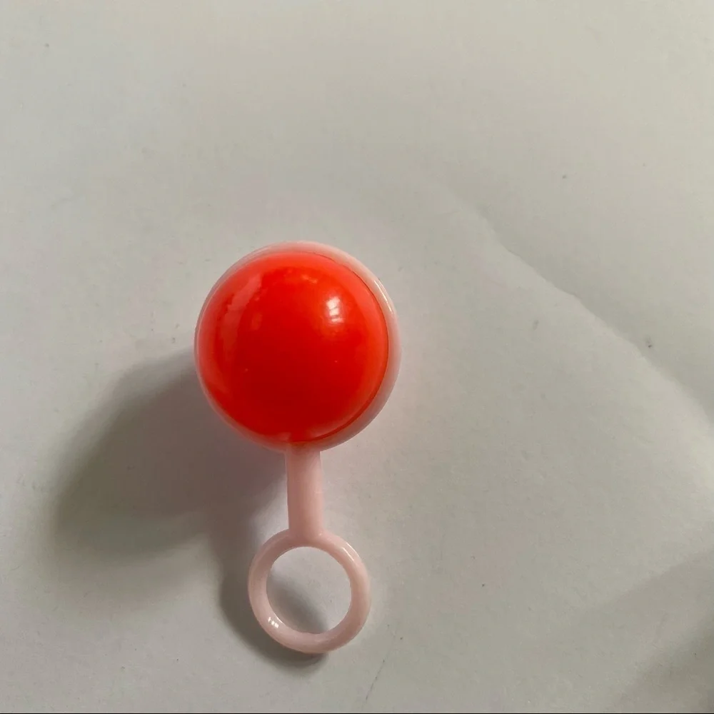 Vintage Vogue Doll Rattle Accessory Toy Pink Kids 50s 60s Collectible Antique